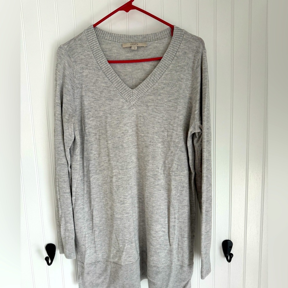 Loft women's grey sweater dress. Size medium